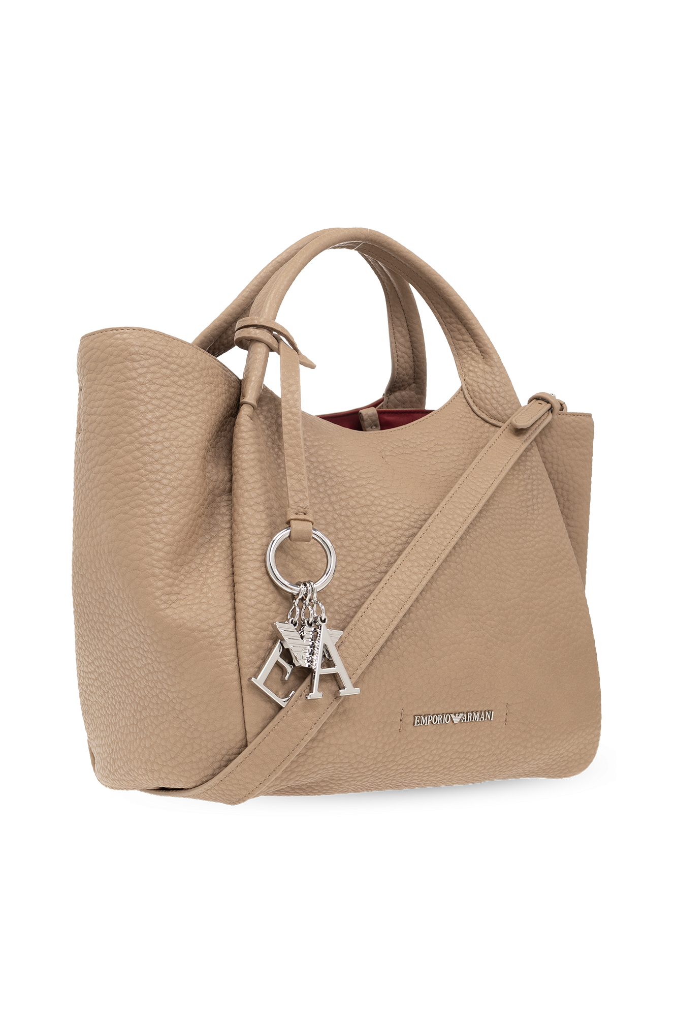 Beige Shopper bag with logo Emporio Armani Vitkac Germany